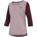 IXS Sports Division iXS Carve X Women Henley 40 Taupe-Raisin - atmungsaktives Bike-Jersey
