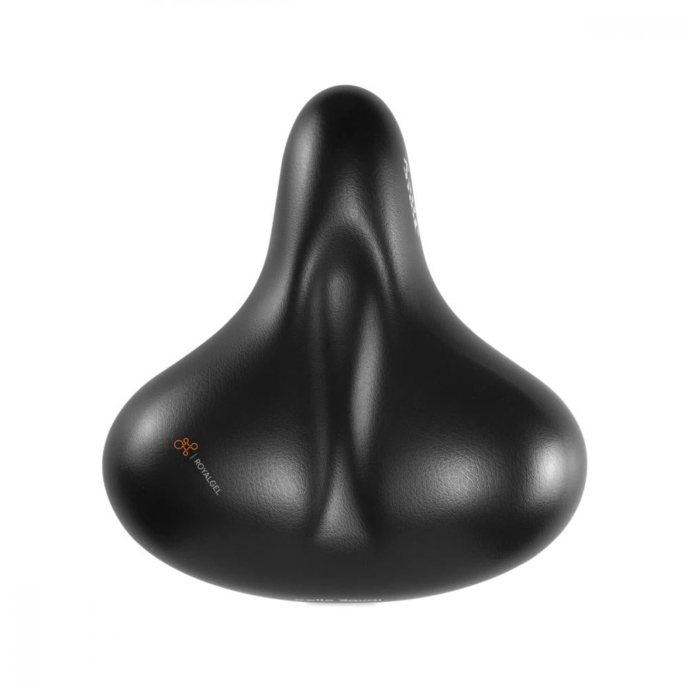 Selle Royal Sattel Journey Premium Relaxed Unisex - schwarz, 275 x 251 Millimeter, Royalgel, Elastomere, City- und Trekking-Komfortsattel