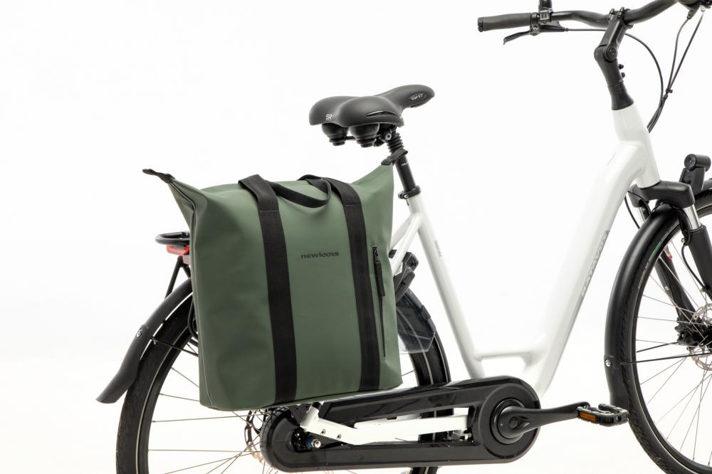 New Looxs Odense Kota Green Green - praktische Fahrrad-Einkaufstasche