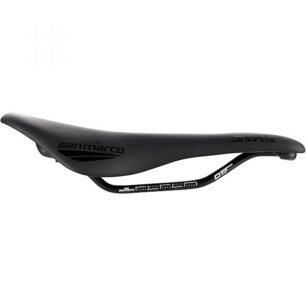 Selle San Marco Sattel Shortfit 130 Racing 130 x 255 mm Schwarz - maximaler Road-Performance-Komfort