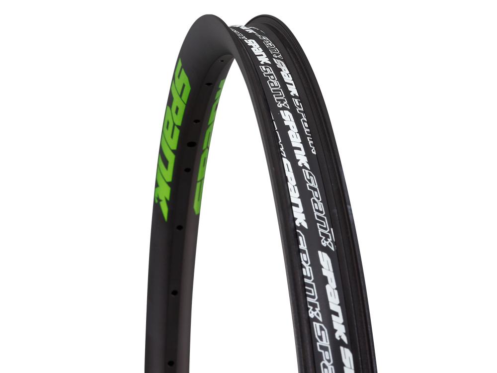 Spank Spike EVO Race33 Bead Bite 33AL, 32h rim, 26zoll, black/emerald green, 26zoll