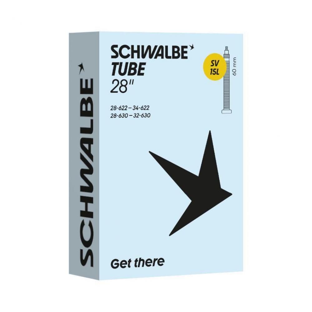 Schwalbe Schlauch Nr. 15L 28 Zoll - SV 60 mm