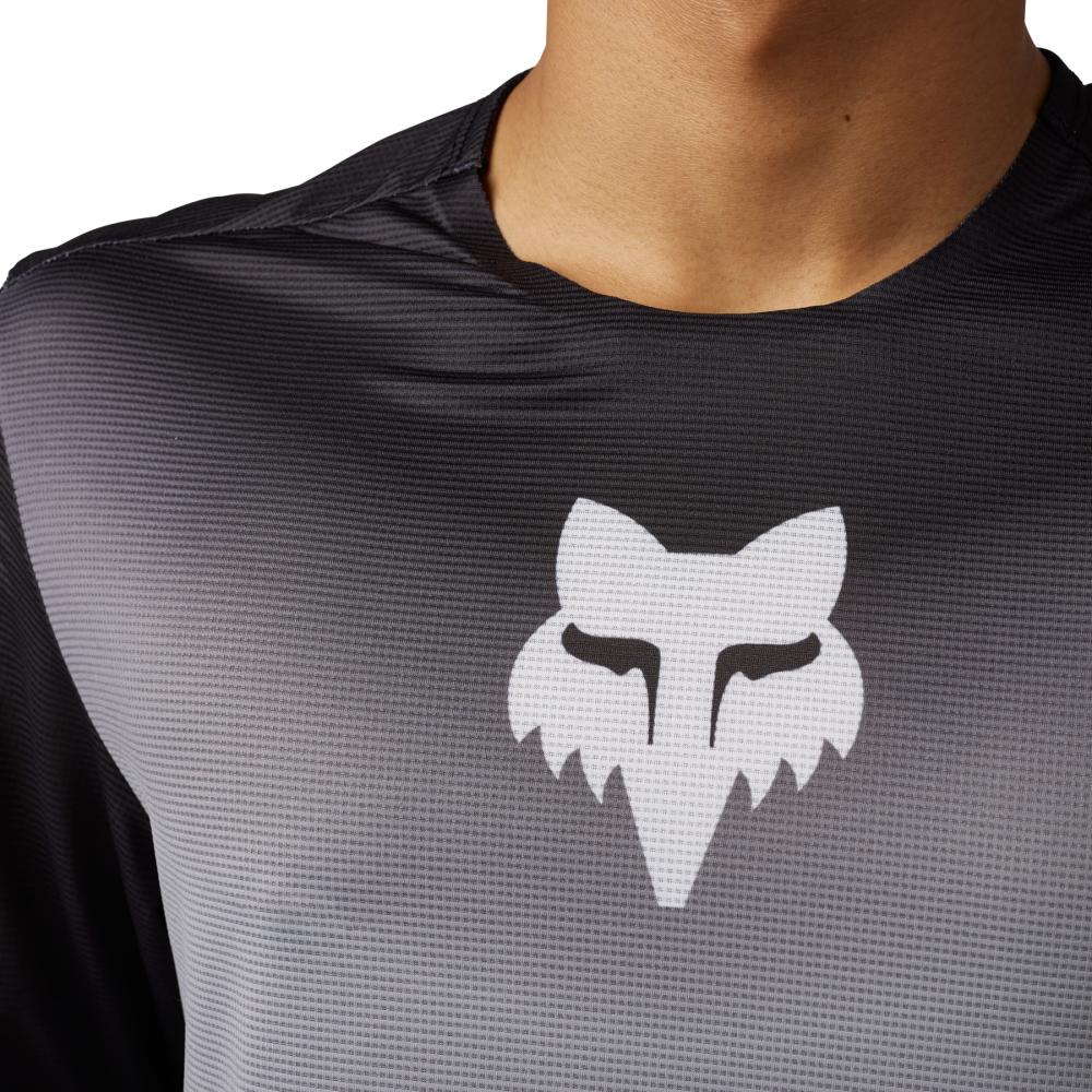 Fox langärmliges Jersey Flexair Novah Steel Gray Größe XL