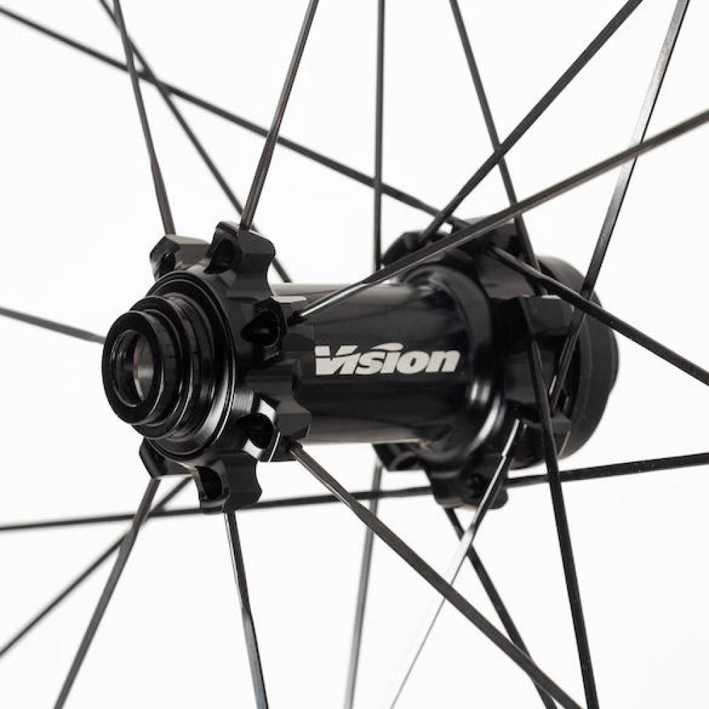 Vision Laufradsatz SC 45 Disc Clincher 622x19 mm Schwarz - aerodynamisches Carbon-Upgrade