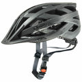 uvex i-vo cc Fahrradhelm black-smoke matt 52-57 cm - leichter Allrounder mit 24 Belüftungen, 3D IAS, Inmould-Technologie, LED-ready