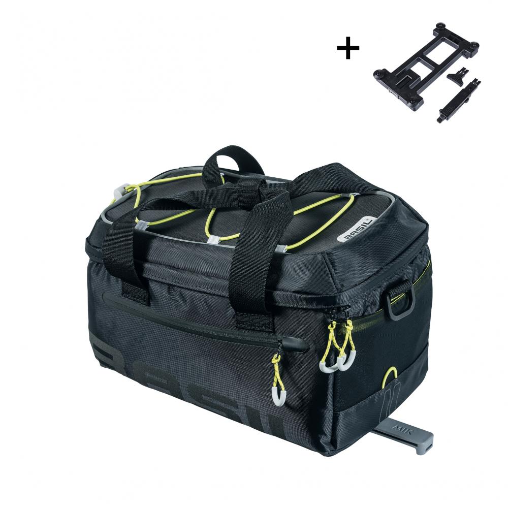 mik system fahrradtaschen BASIL Miles MIK 2.0 Gepäckträgertasche 7L wasserdicht IPX3