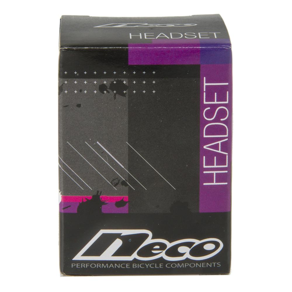 NECO Steuersatz 1 Zoll Ahead Stahl schwarz in Originalverpackung, robustes Fahrrad-Ersatzteil inklusive Zubehör.
