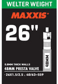 Maxxis Schlauch WelterWeight 26x1.50-2.50\" (40/63-559) SV 48mm