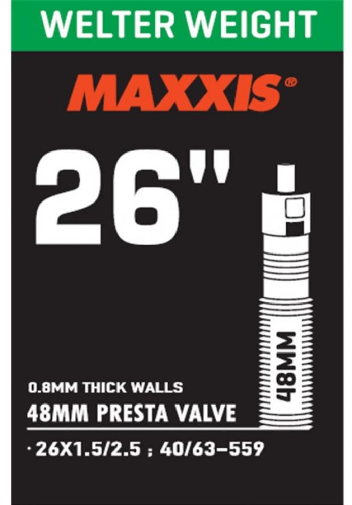 Maxxis Schlauch WelterWeight 26x1.50-2.50\" (40/63-559) SV 48mm