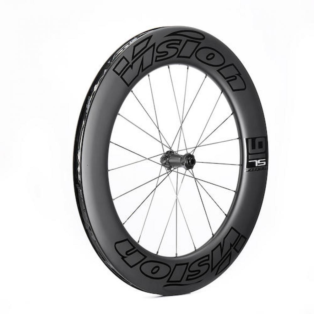 Vision Laufrad VR Metron 91 SL Disc 622x21x90 mm Schwarz - extrem aerodynamisches Vorderrad