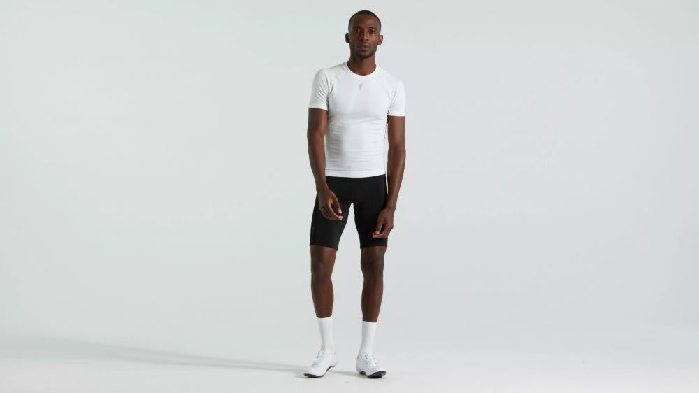 SEAMLESS LIGHT BASELAYER SS MEN WHT L/XL - Nahtloses Funktionsshirt Herren - Bekleidung