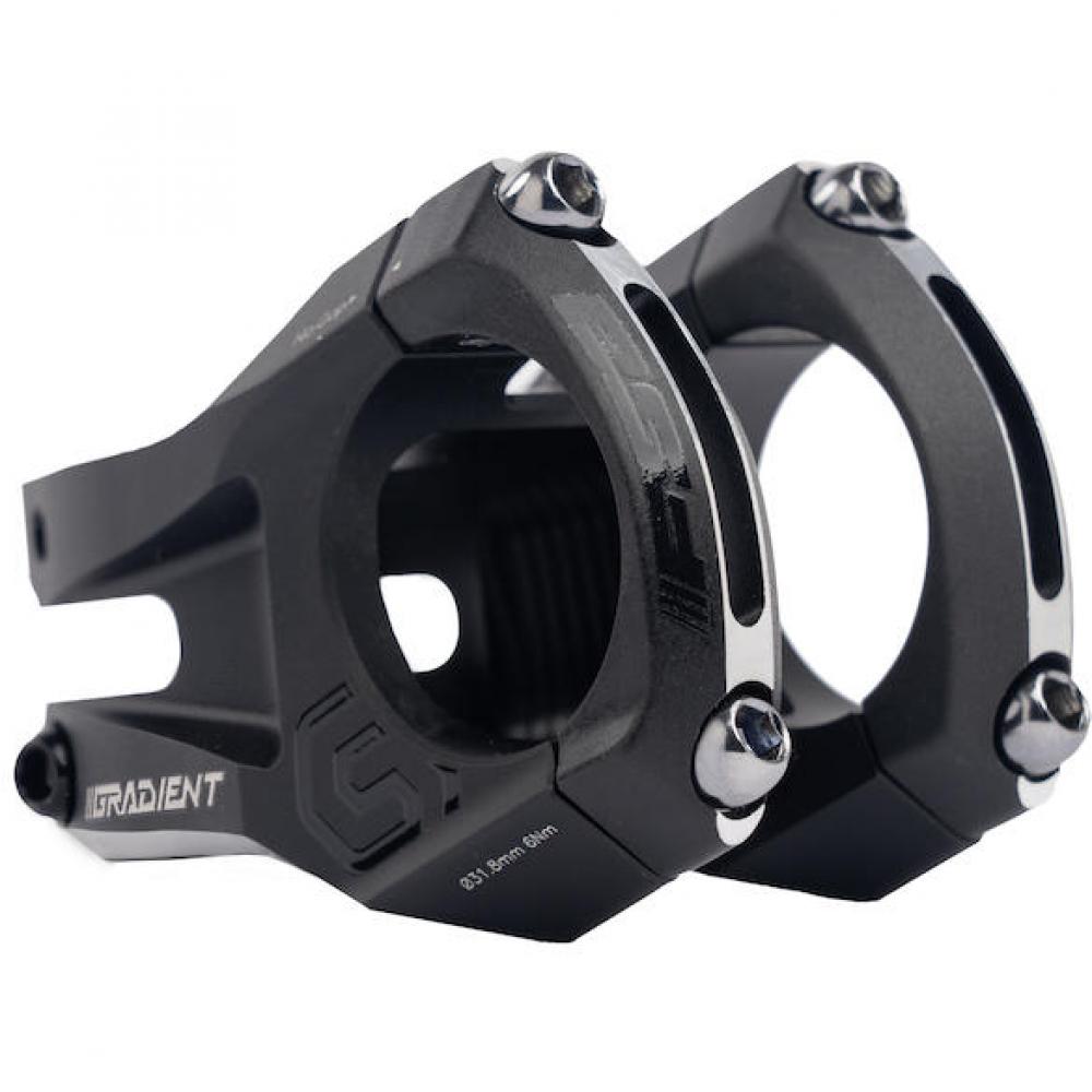 FSA Vorbau Gradient 31,8 +6° 31,8 x 33 mm Schwarz - präziser Enduro- und Trail-Vorbau