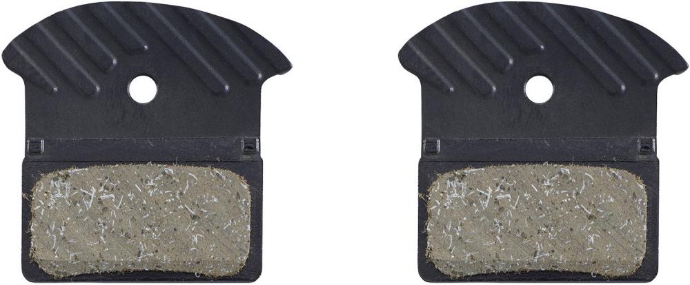 Shimano J05A-RF Resin Bremsbeläge mit Kühlrippen für 2-Kolben