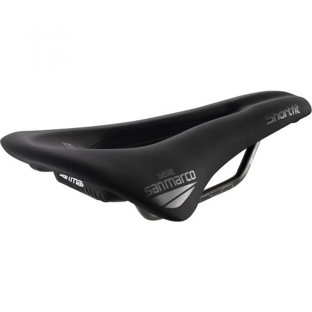 Selle San Marco Sattel Shortfit 130 Dynamic 130 x 255 mm Schwarz - maximaler Langstreckenkomfort
