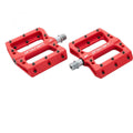 Procraft Pedale Flat Grip Essential Kunststoff 113 x 105 mm Rot - maximaler Grip und Kontrolle