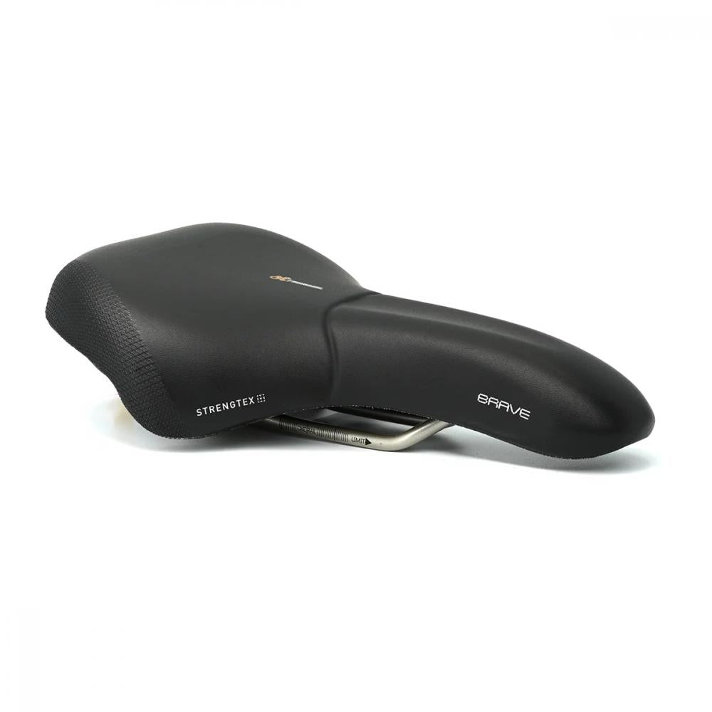 Selle Royal Fahrradsattel Brave Moderate Unisex Stracciatella - Komfortabler Sattel für City & Trekking