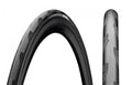 Continental Grand Prix 5000 Faltreifen 28x0.90 Zoll 700x23C schwarz/schwarz Skin in Seiten- und Draufsicht.