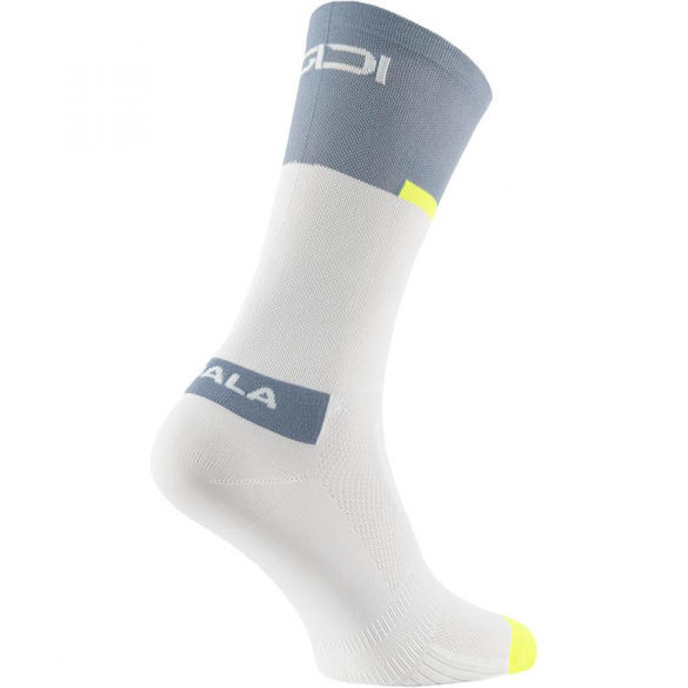 Sidi Socken NEO white grey 40-43 Weiß/Grau - atmungsaktive Radsocken der aktuellen Generation