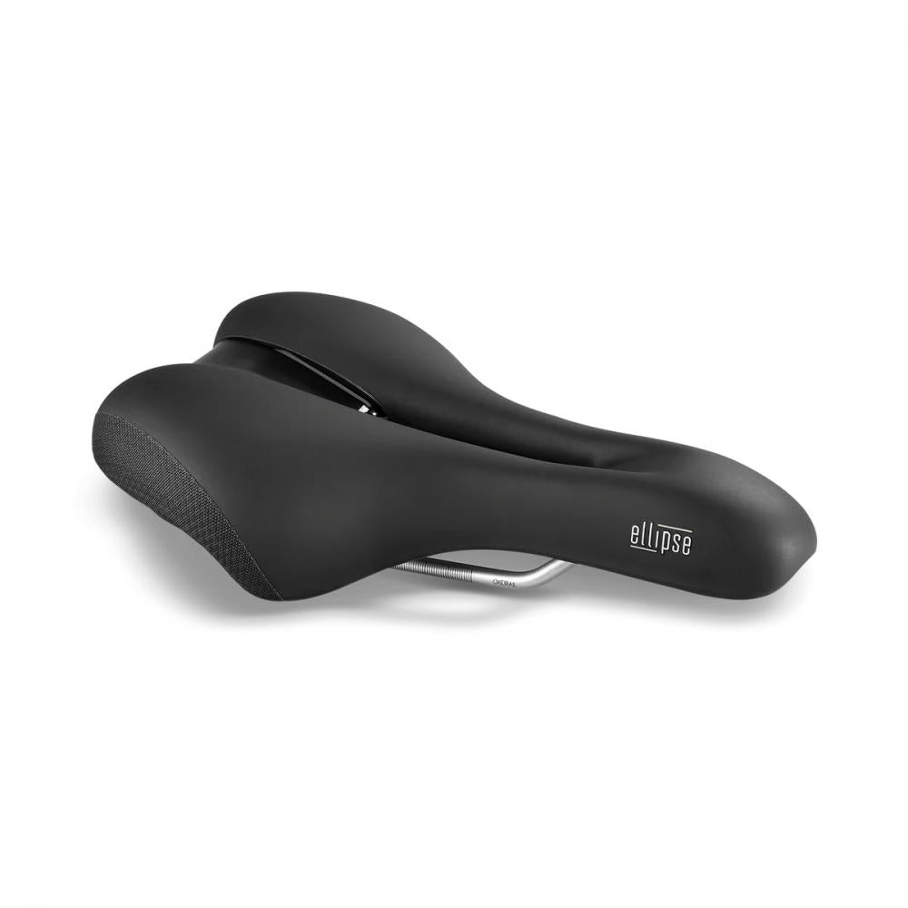 Selle Royal Fahrradsattel Ellipse Moderate Unisex, schwarz, für maximalen City-Komfort.