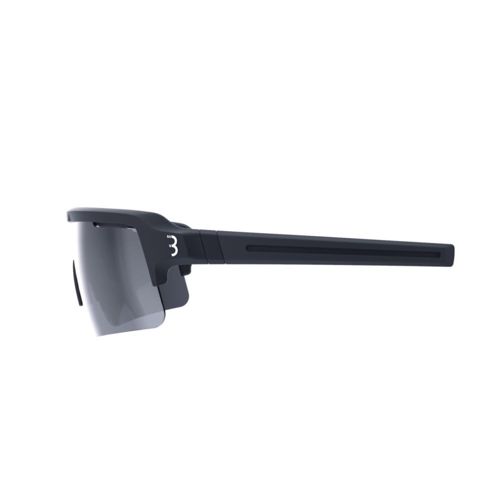 BBB Cycling BBB Sportbrille Fuse PC Einheitsgröße matt schwarz - leichte Sportbrille mit Spiegelgläsern