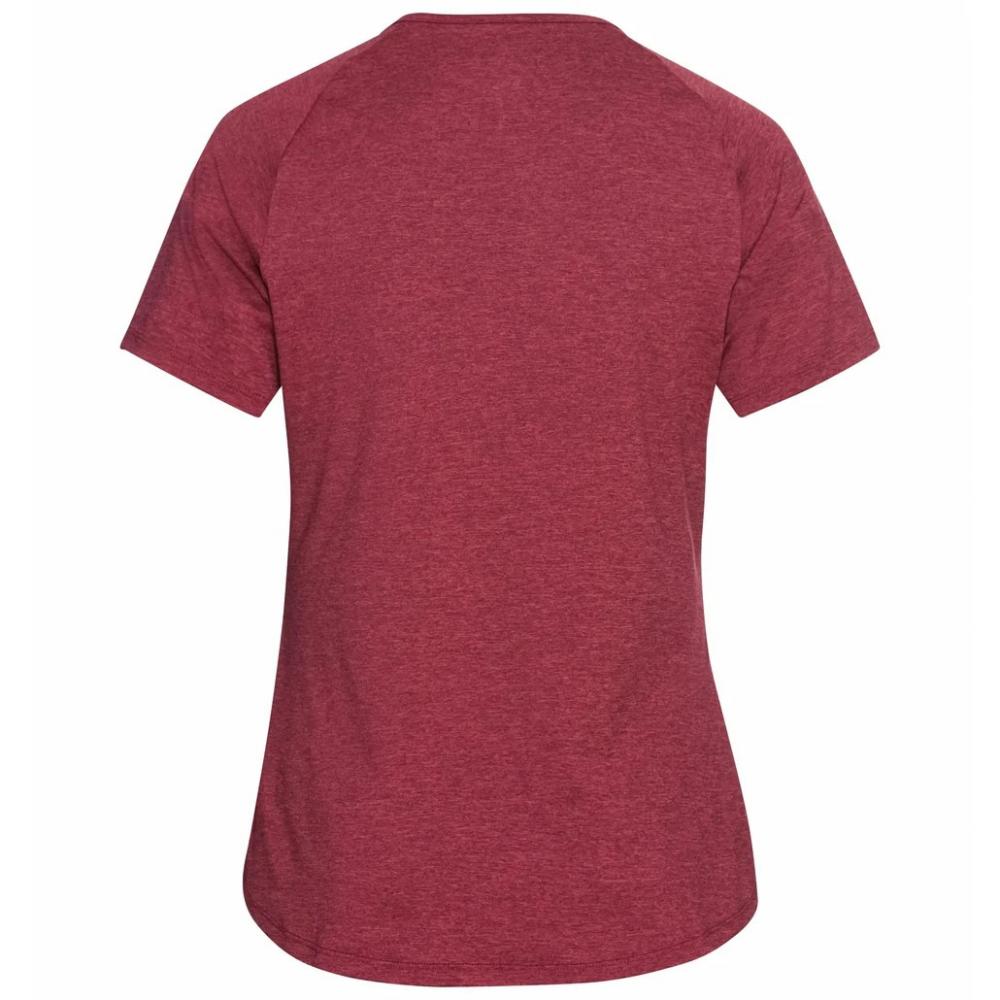 Odlo Women´s T-shirt crew neck s/s RUN EASY holly berry melange Größe XL