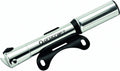 Procraft Minipumpe Teleskop 18 cm Silber - kompakte Fahrradpumpe für hohen Druck