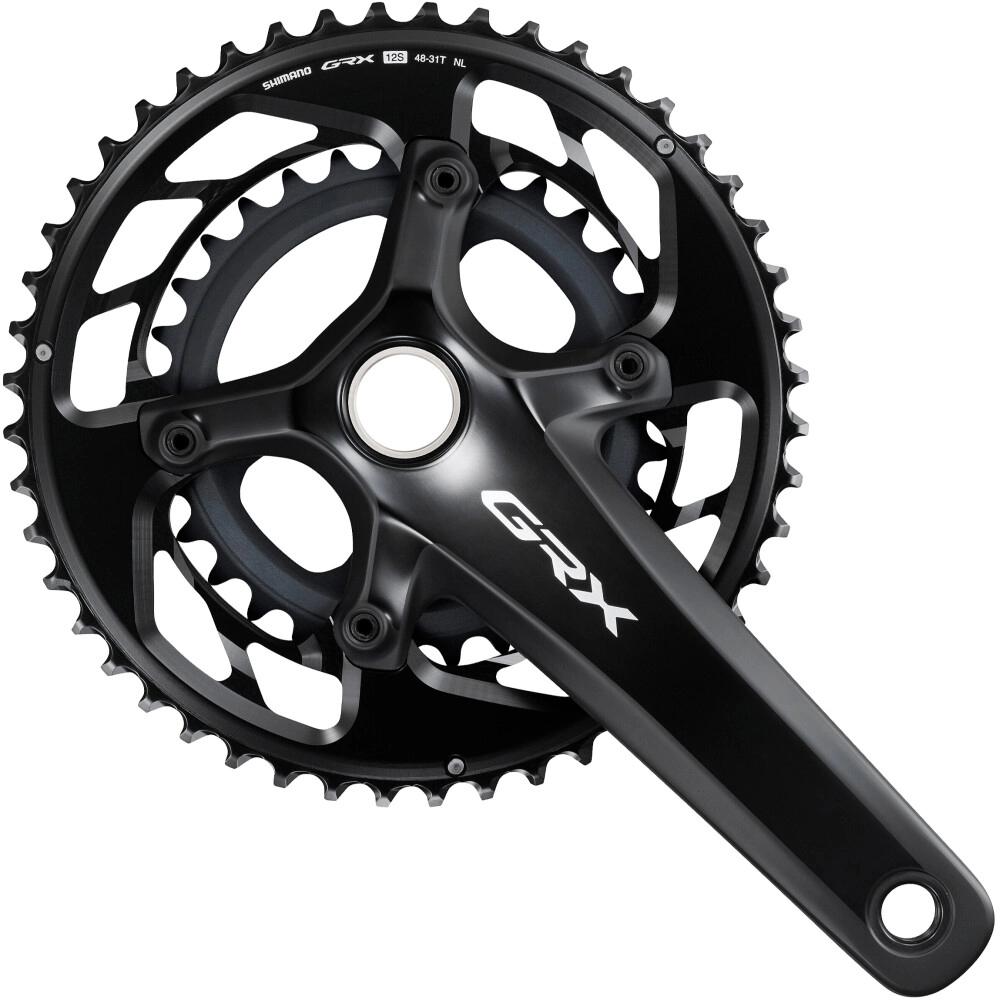SHIMANO GRX FC-RX820-2 Kurbelgarnitur 2x12-fach 165 mm (48-31 Zähne)