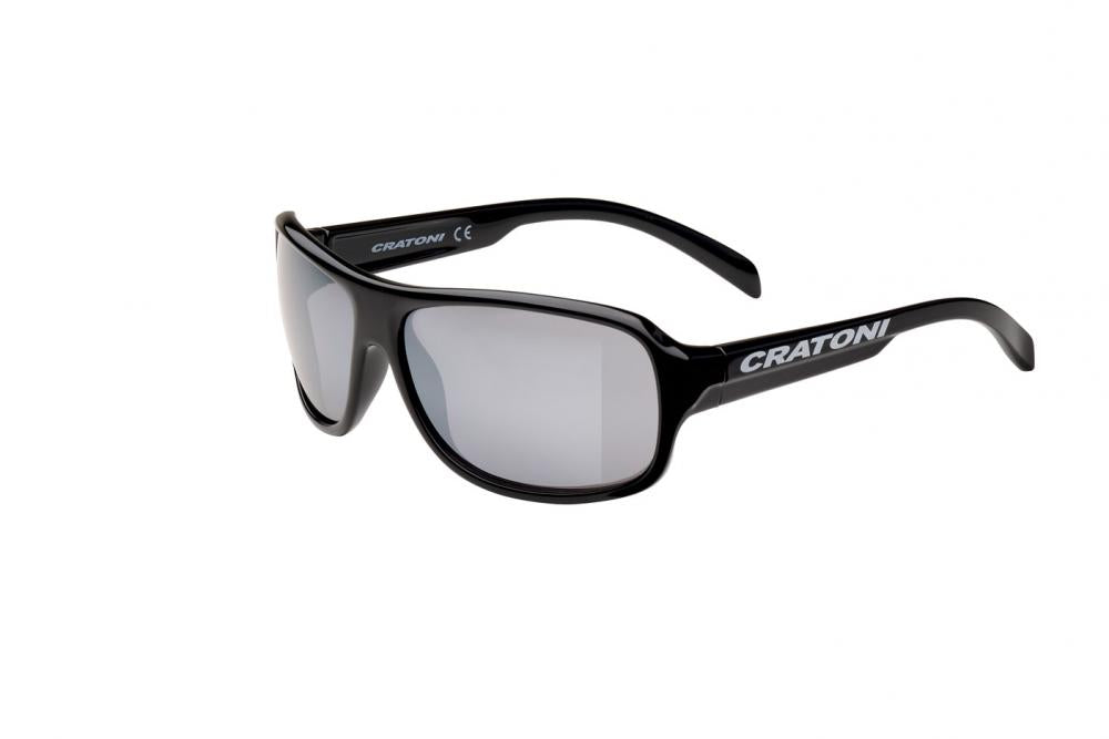 Cratoni Sportbrille C-Ice Jr. Junior black glossy Größe UNI