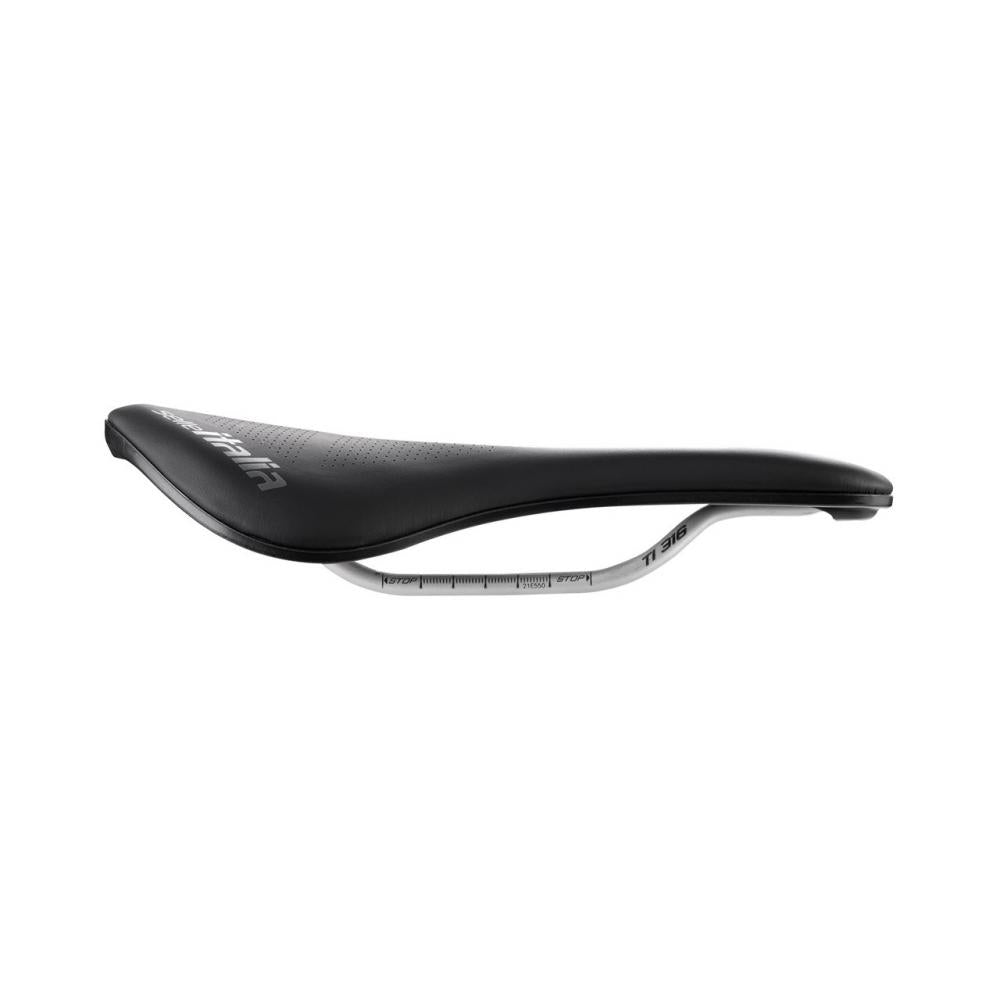 Selle Italia Novus EVO Boost TI SF L3 - Superflow Rennrad-/Gravel-Sattel, Titanstreben 7 mm, 145×248 mm