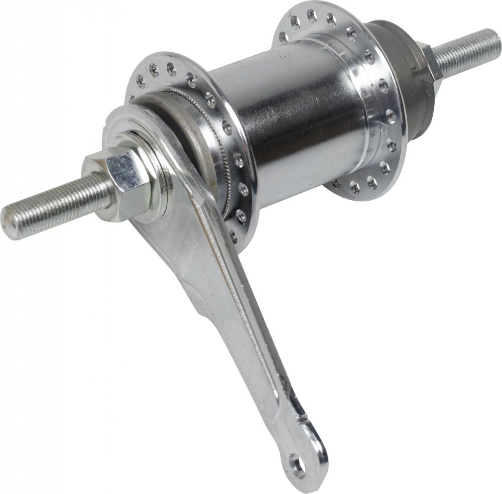 SHIMANO Getriebenabe CB-E110 36 Loch - 1-Gang Rücktritt, Silber