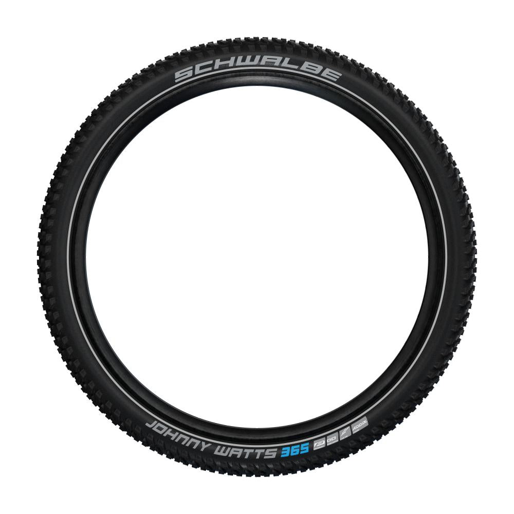 Schwalbe Johnny Watts 365 Faltreifen 27 - 5x2 60 (65-584) HS618 ADDIX Performance Double Defense E-50 Reflex schwarz - Fahrradreifen