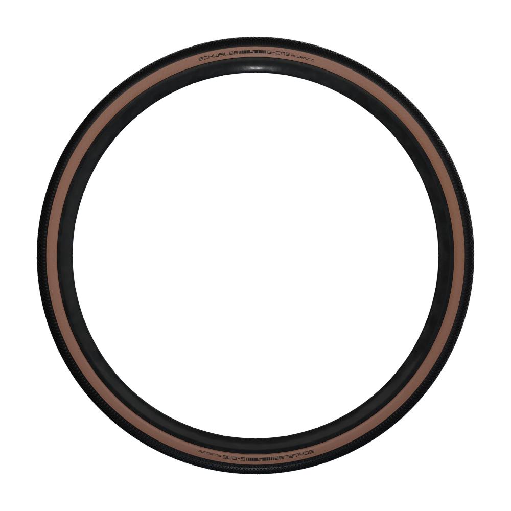 Schwalbe FALTREIFEN G-ONE ALLROUND Perf RaceGuard 35 Schwarz/Bronze - vielseitiger Gravelreifen