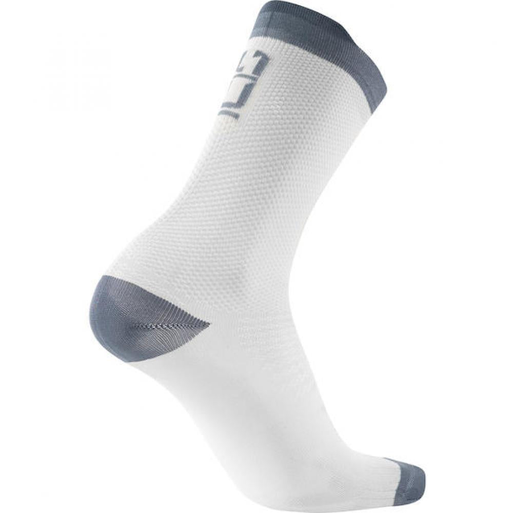 Sidi Socken NITIIDUS white grey 40-43 Weiß/Grau - ultraleichte Performance-Radsocken