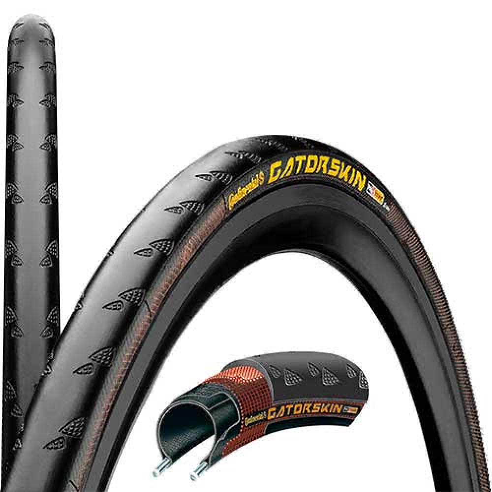 Continental Gatorskin Fahrrad Drahtreifen 28x0.90" 23-622 schwarz mit Schnittbild.