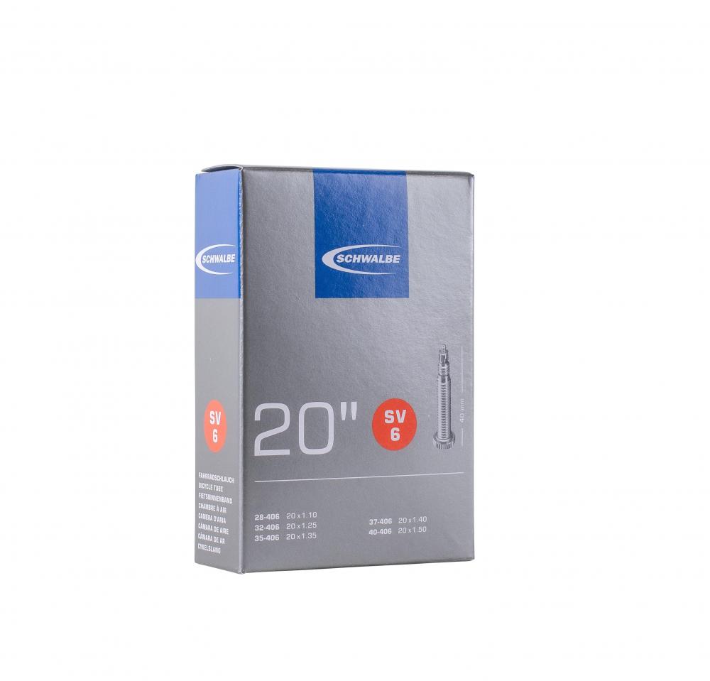 Schwalbe Schlauch SV6 20x1.10-1.50\" (28-40/406) - 20 Zoll SV 40mm