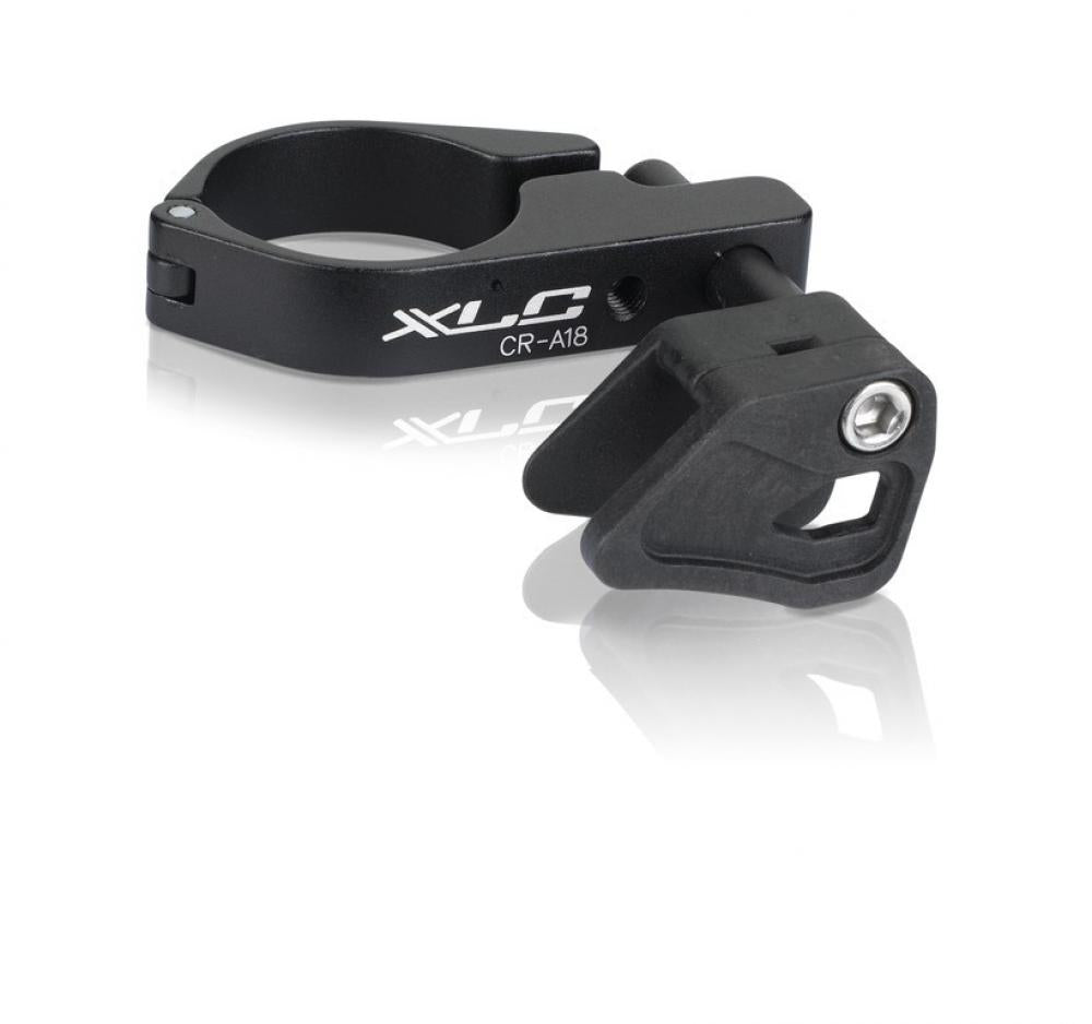 XLC Kettenführung CR-A18 schwarz, Schelle Ø 31,8mm, für Fahrrad-Antrieb.