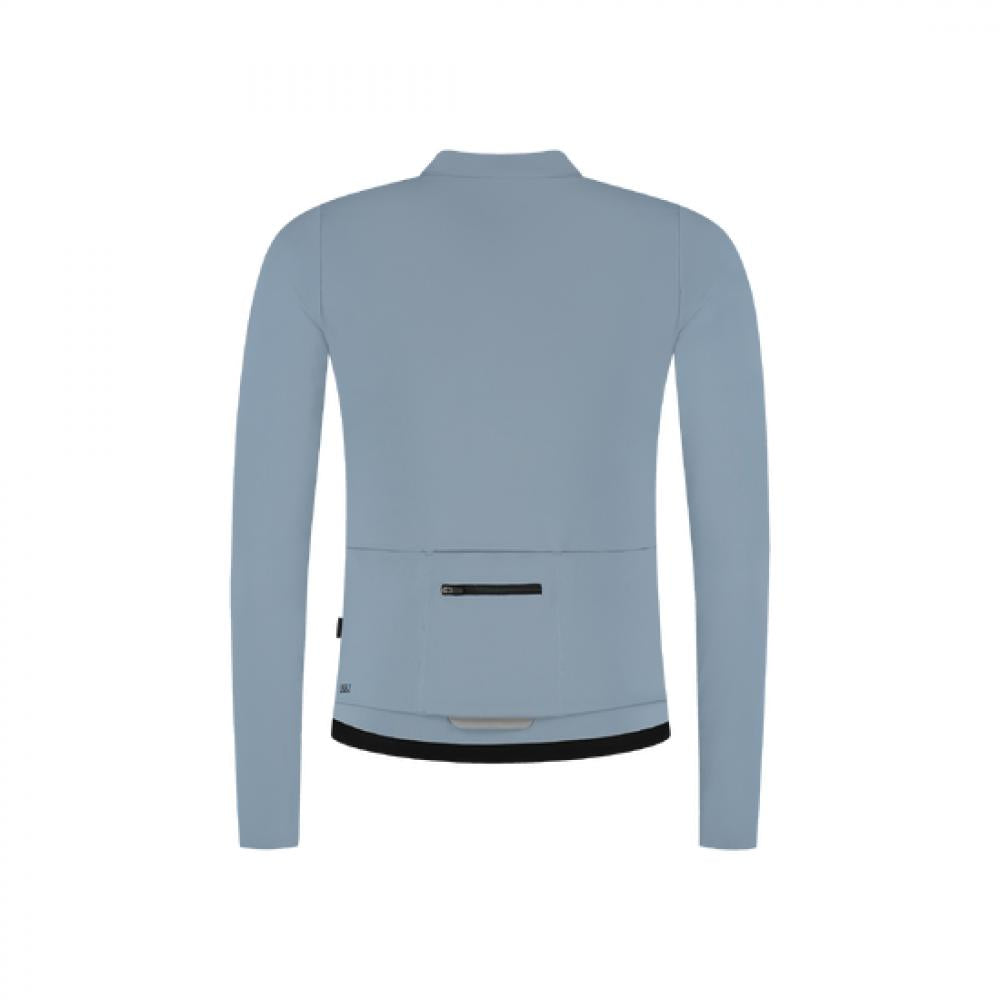 BBB Cycling Trikot Essence LS XXL eisblau XXL blau - langarm Radtrikot für Übergangswetter