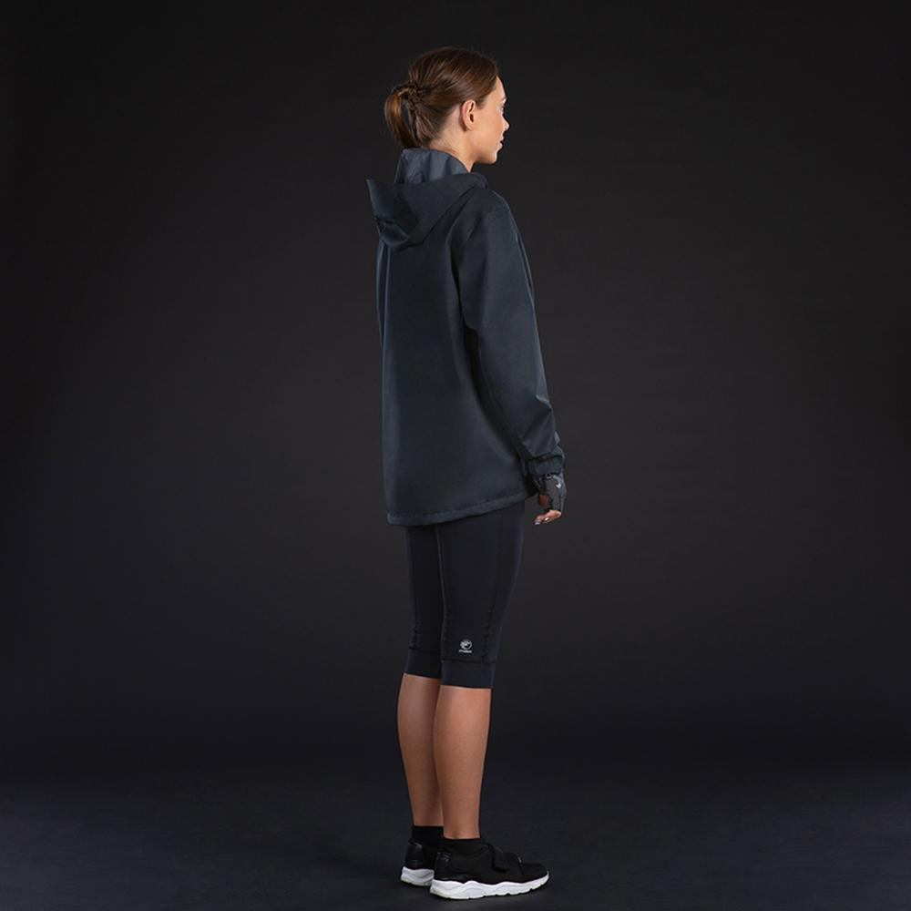 CHIBA Rainjacket Damen Fahrrad-Regenjacke - Schwarz, Größe XL