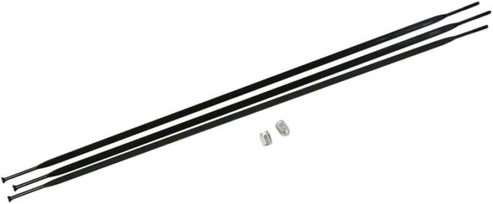 SRAM Speichen/Nippel S40 276 mm vorne schwarz (3 Stück) - präziser Laufradservice