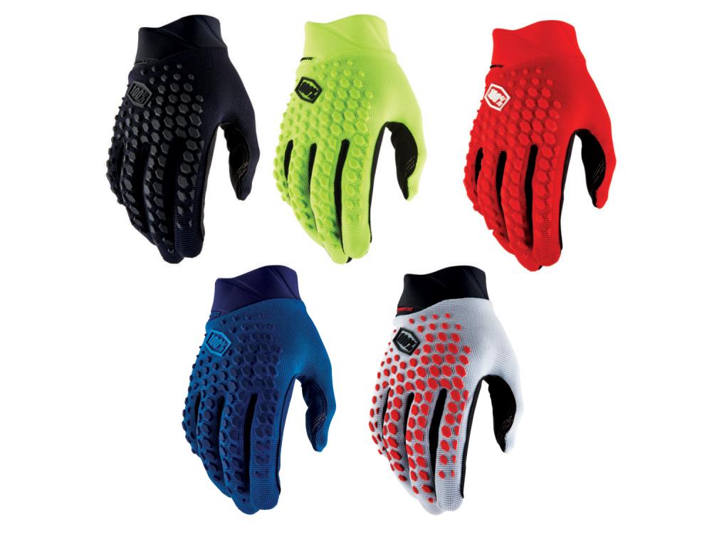100% Geomatic Gloves L red - komfortabler MTB-Handschuh mit sicherem Grip