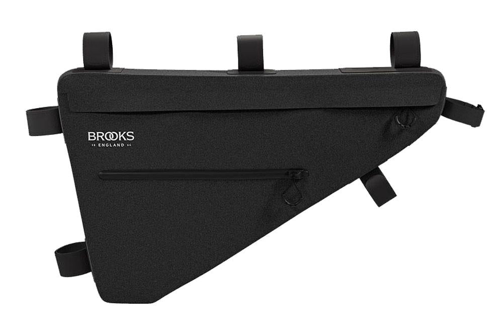 BROOKS Scape Full Frame Bag Black - wasserdichte Rahmentasche 5,5 Liter aus 600D Polyester mit Hypalon-Details - 390 g leicht, 480x60x290 mm