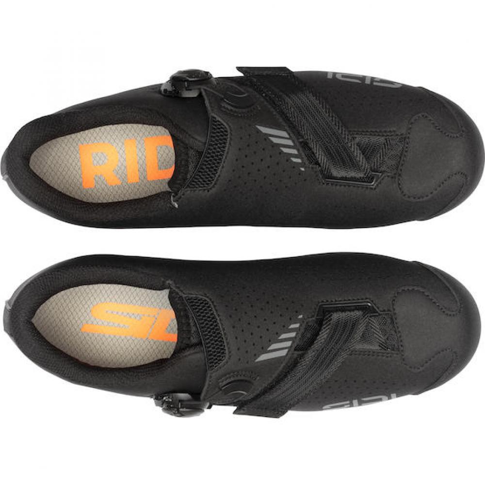 Sidi MTB AERTIS MEGA black/black 41 Schwarz - komfortabler MTB-Schuh für breite Füße