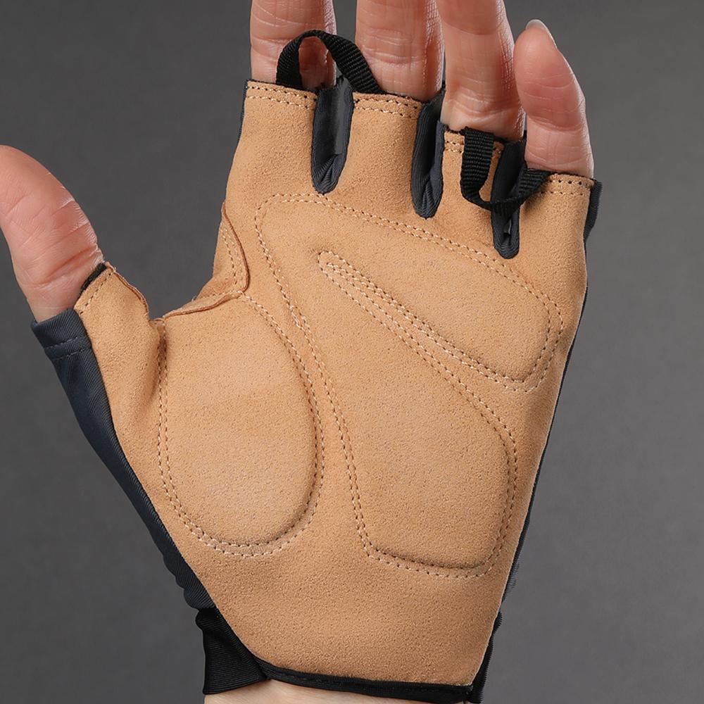 CHIBA ECO Glove Pro - Radhandschuhe dunkelgrau, Größe L, atmungsaktiv & gepolstert