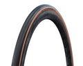 Schwalbe Faltreifen One Perf RaceGuard MikroSkin 28x1,3 Zoll (32-622) Schwarz/Bronze - schneller Allround-Rennradreifen