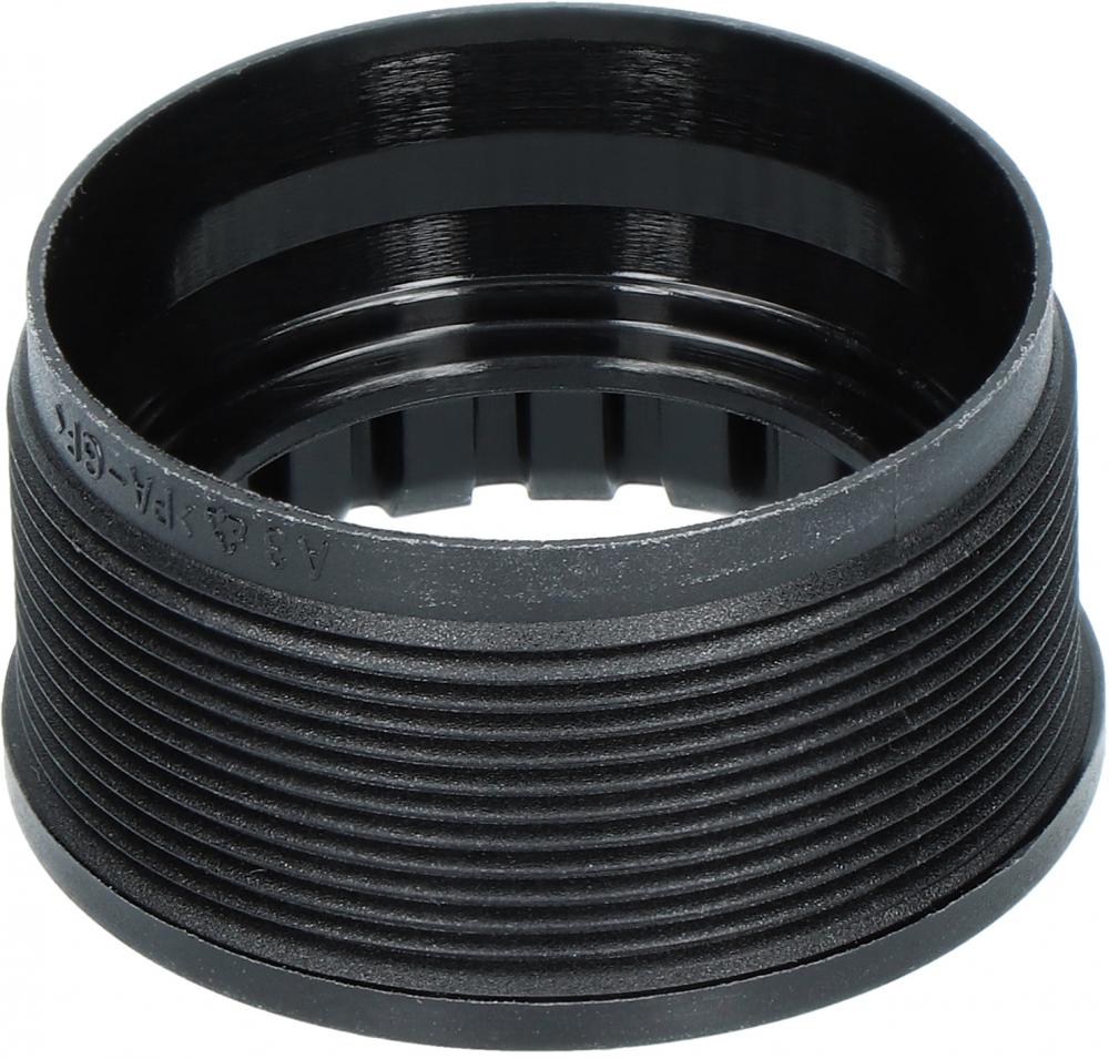 Schwarze SHIMANO Lagerschale Links BB-7703 BSA 68mm für Fahrrad-Tretlager.