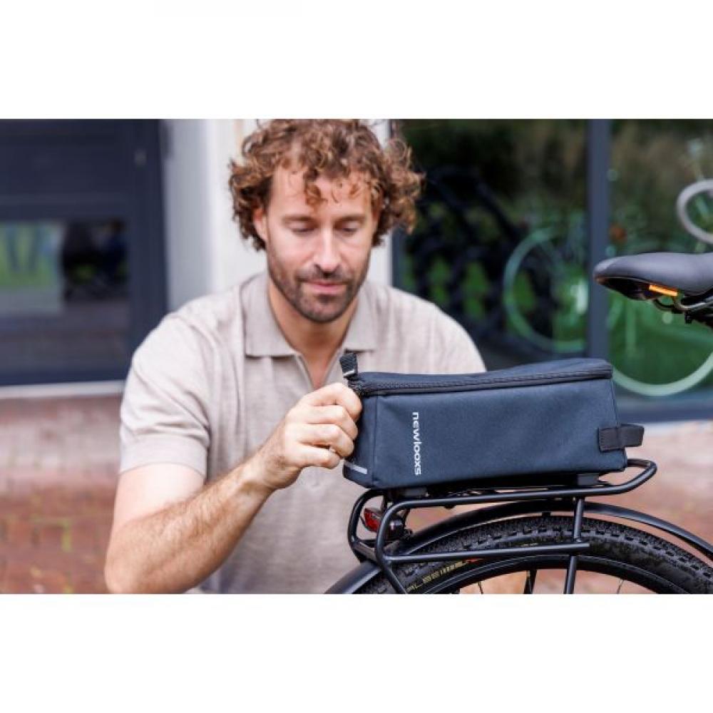 New Looxs Gepäckträgertasche Trunkbag Lock Straps 8-10 L schwarz - sicherer Stauraum für Gepäckträger