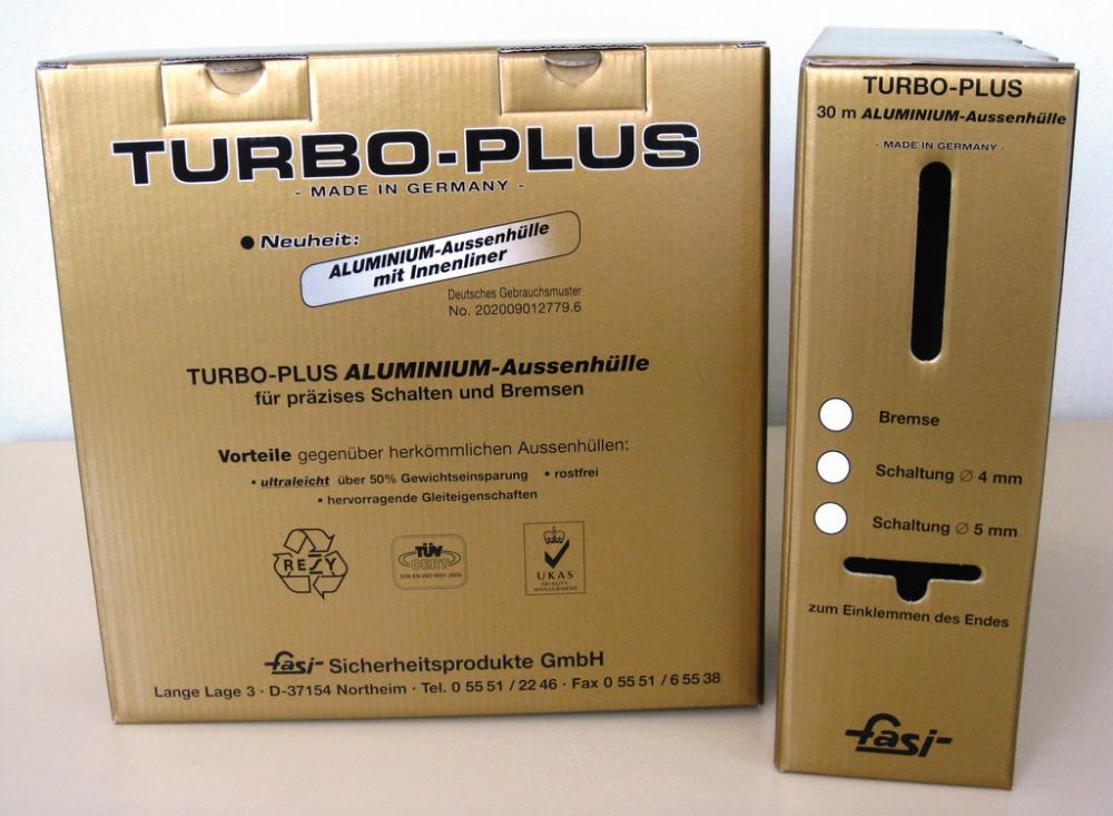 Fasi Bremsaussenhülle Turbo Plus schwarz Innenliner 30 m