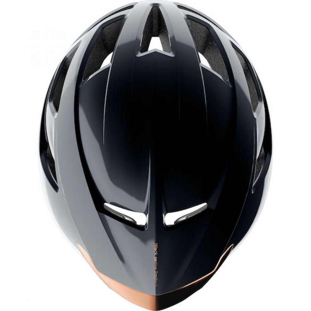 Limar Air Atlas W&B Midnight Black Bronze S Schwarz/Bronze - aerodynamischer Rennradhelm