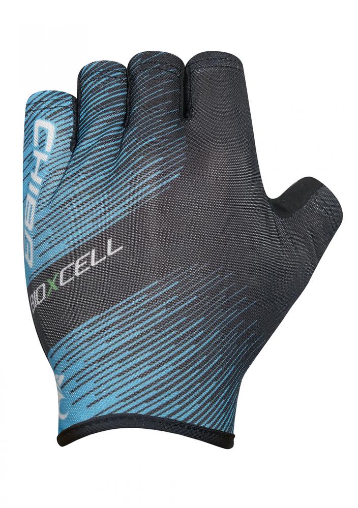 CHIBA BioXCell Tan Through - Radhandschuhe L türkis/schwarz, atmungsaktiv & gepolstert
