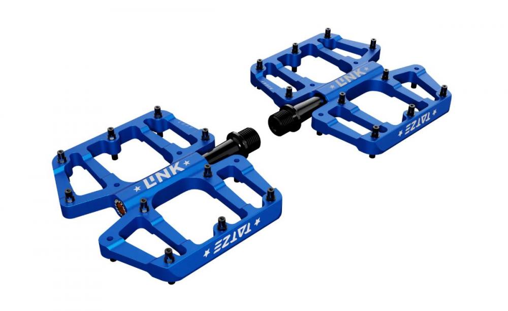 Tatze Pedal LINK Titan blau Plattform 14 Pins je Seite
